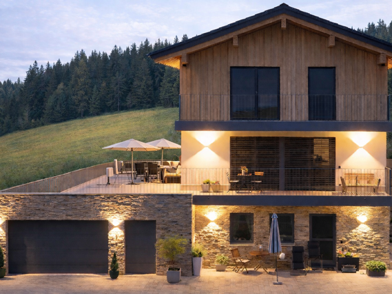 unser Haus und Ihre Ferienwohnung im Erdgeschoss